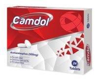 Camdol Paracetamol 500mg Tablets, Pack of 24's