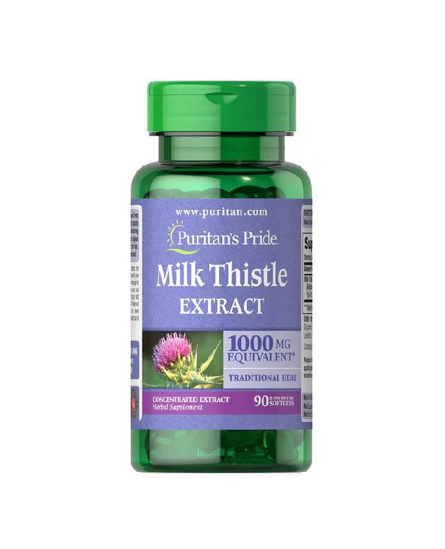 Puritan’s Pride Milk Thistle 1000 mg  Softgel 90's