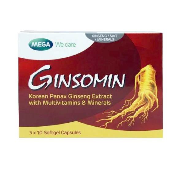 Mega We Care Ginsomin Capsules 30's
