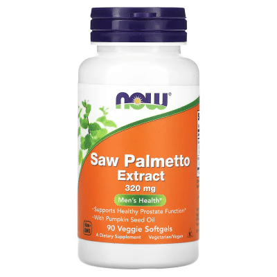 Now, Saw Palmetto ,320 mg, 90 Veg Softgels