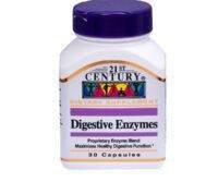 21st Century Digestive Enzymes Capsules For Healthy Digestive Function, Pack of 30's
