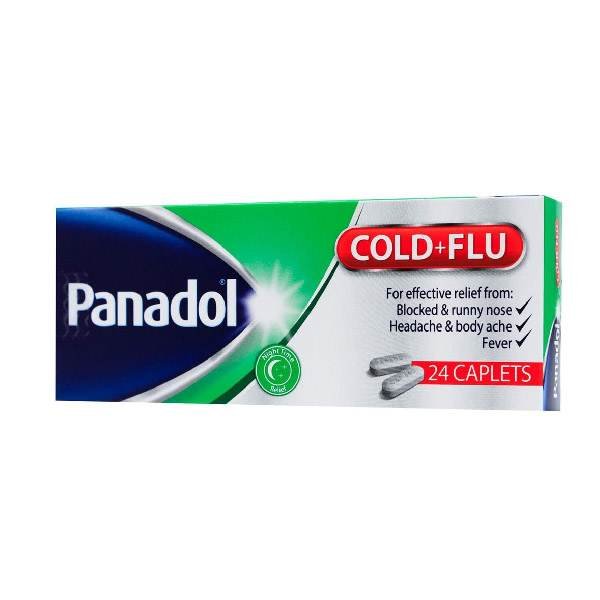 Panadol Cold+Flu Caplets 24's
