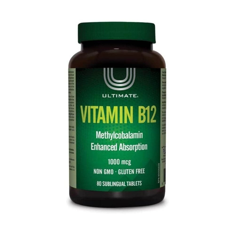 Ultimate Vitamin B12 1000mcg Capsules 80's
