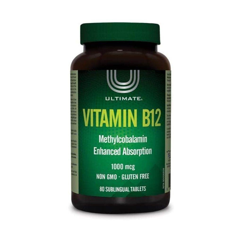 Ultimate Vitamin B12 1000mcg Capsules 80's
