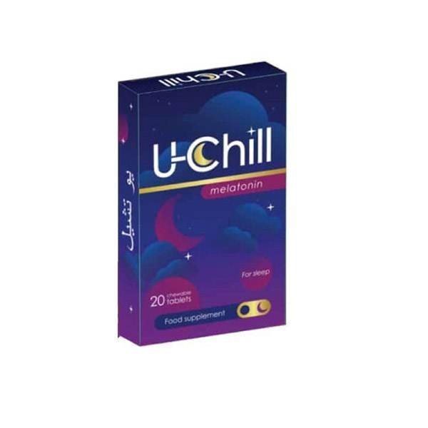U Chill Melatonin Chewable Tabs 20 S