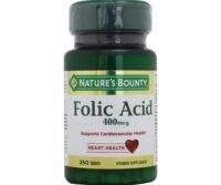 Nature's Bounty Folic Acid 400 mcg Tablets 250's