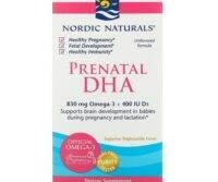 Nordic Naturals Prenatal DHA Omega 3 with Vit D3 Softgel 90's