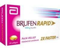 Brufen Rapid 400mg Softgels Capsules 20's