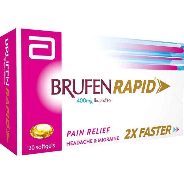 Brufen Rapid 400mg Softgels Capsules 20's