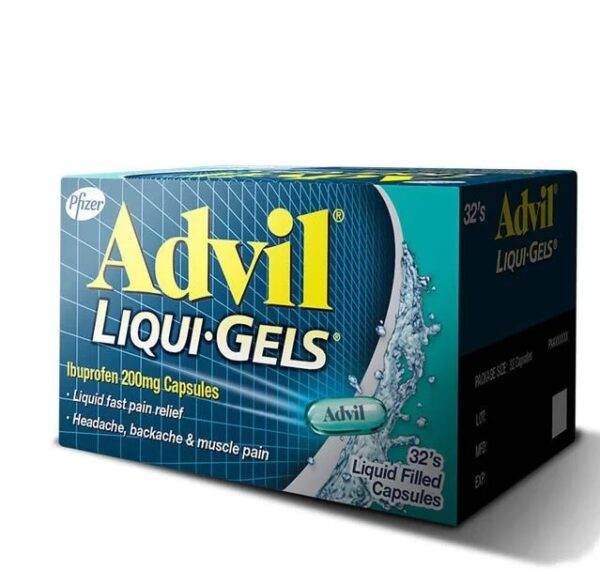 Advil Liqui-Gels 200mg Capsule 32's Bottle