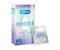 Durex Invisible Extra Thin Lubricated Condom, Pack of 12's