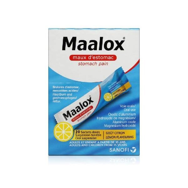 Maalox Liquid Stomach Pain 20 Sachets