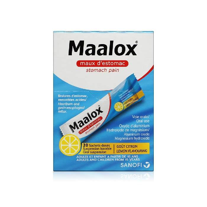 Maalox Liquid Stomach Pain 20 Sachets