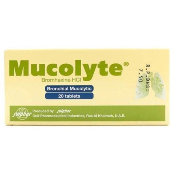 Mucolyte 8mg Tablets 20's