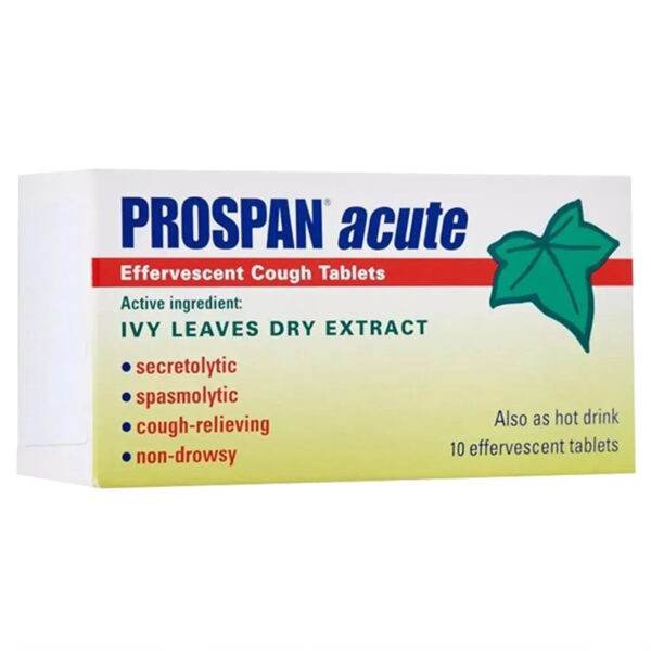 Prospan Acute Effervescent Cough Tablets 20's