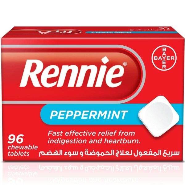 Rennie Tablet Peppermint 96's