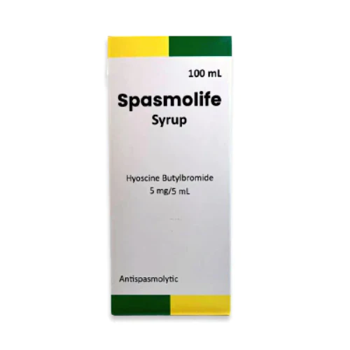 Spasmolife 5mg/5ml Syrup 100ml Bottle