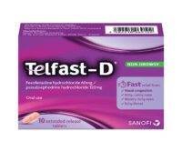Telfast D Tablet 10's