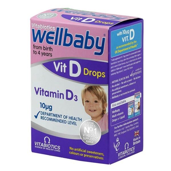 Vitabiotics Wellbaby Vitamin D Drops 30ml