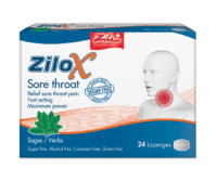 Zilox Sore Throat Lozenges 24s