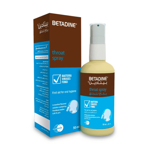Betadine Throat Spray 0.45% 50ml