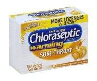 Chloraseptic Warming Honey+Lemon 18's