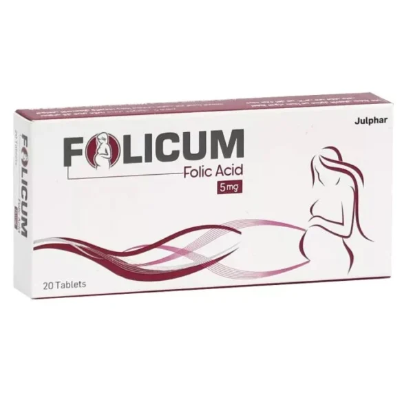 Folicum 5 mg Tablets 20's