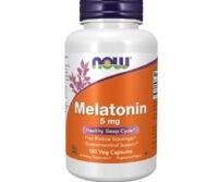 NOW, Melatonin, 5 Mg, 60 Capsules