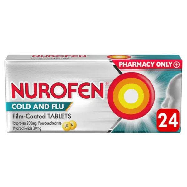 Nurofen Cold And Flu Tablets 24's