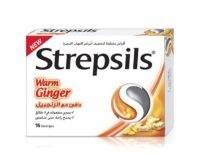 Strepsils Warm Ginger Lozenges 16's