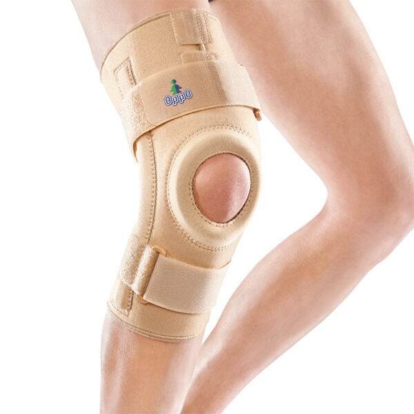 Knee stabilizer neoprene open with strap