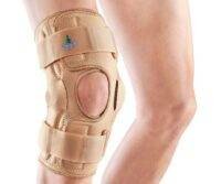 Post-operative knee support neoprene open w/ strap