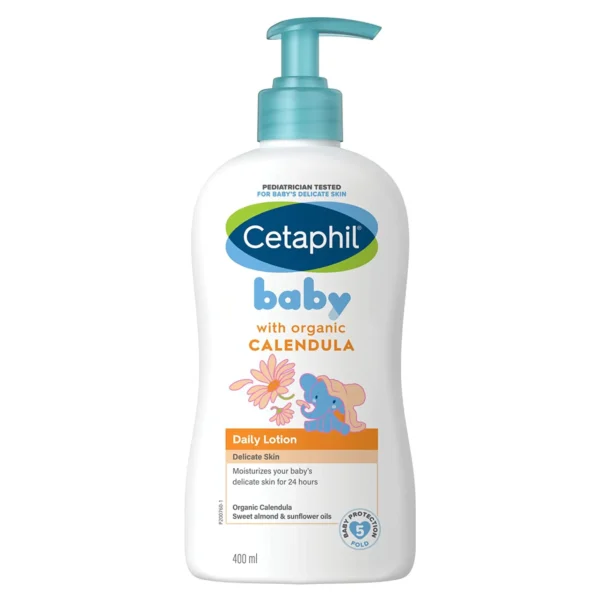 Cetaphil Baby Lotion With Calendula, Moisturising Daily Lotion 400ml