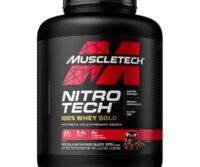 Muscle Tech Nitro Tech Performance Series 100% Whey Gold Bonus Double Rich Chocolate 5lb
