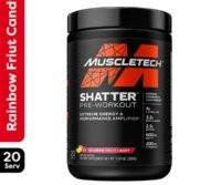 MuscleTech Shatter Pre Workout Rainbow Fruit Candy 20 Servings