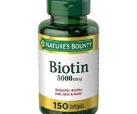 Nature's Bounty Biotin 5000mcg Softgels 150's