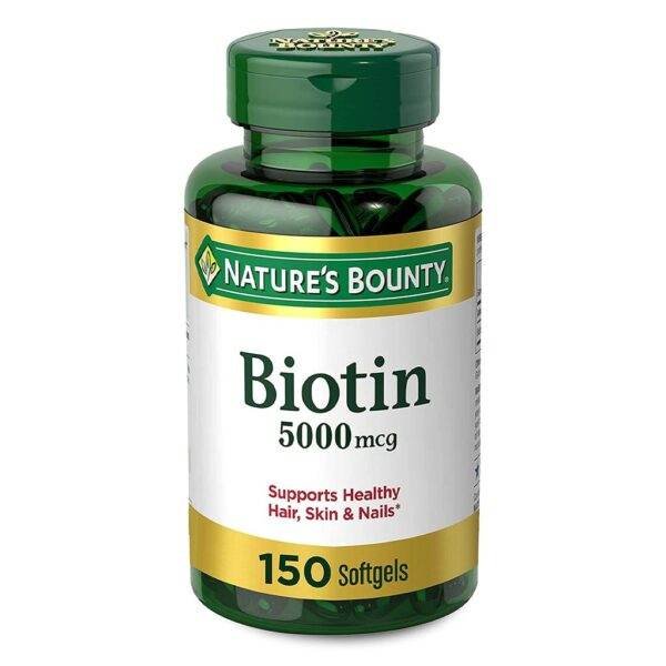 Nature's Bounty Biotin 5000mcg Softgels 150's