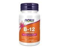 Now Vitamin B12 Supplement 1000 mcg Lozenges With Folic Acid, Pack of 100's