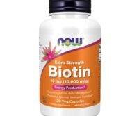 NOW Foods, Extra Strength Biotin, 10 mg (10,000 mcg), 120 Veg Capsules
