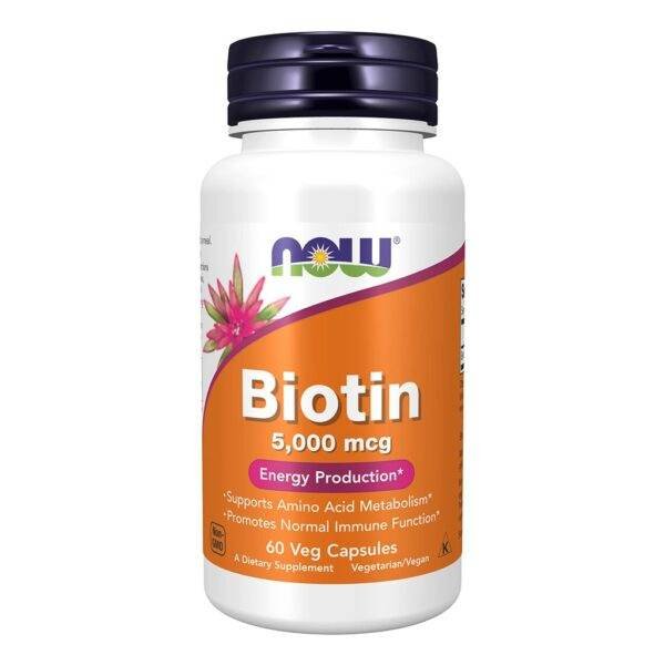 NOW Biotin 5000mcg Cap 60s