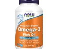 NOW Foods, Omega-3 Fish Oil, 2,000 mg, 200 Fish Softgels (1,000 mg per Softgel)