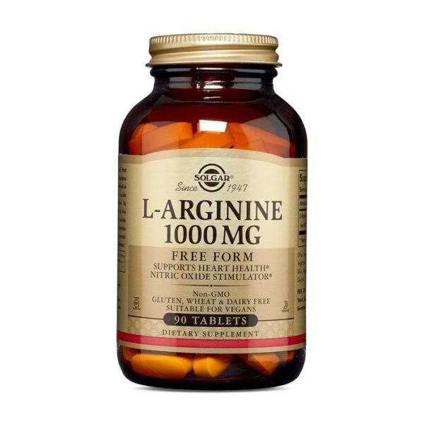 Solgar L Arginine 1000mg 90 Tablets