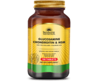 Sunshine Nutrition Glucosamine Chondroitin & Msm 100 Tablets