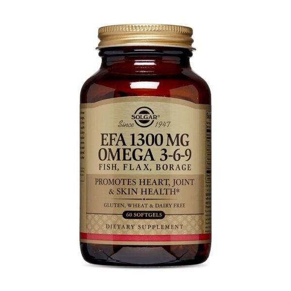 Solgar Omega 3 6 9 Fish Flax Borage Softgels 60's