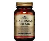 Solgar L-Arginine 500 mg Vegetable capsules 100's
