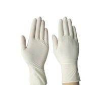High Quality Disposable Latex Hand Gloves | 100 PCs In 1 Box White