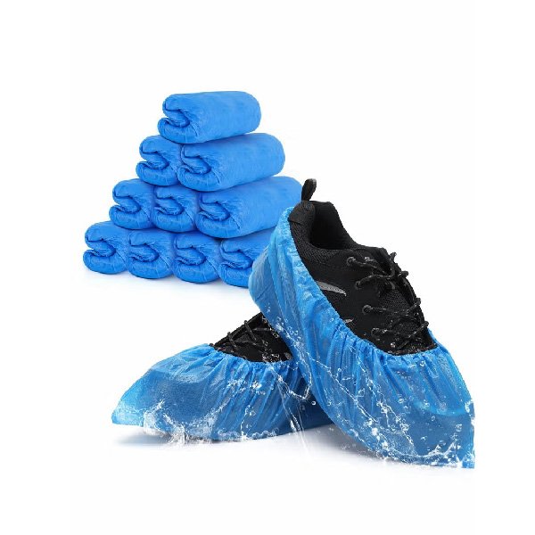 Shoe Covers Disposable -1000 PC Disposable Shoe & Boot Covers Waterproof Slip Resistant Shoe Booties
