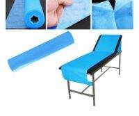 Disposable BLUE  Non-Woven Bed Sheet 80x200CM, Roll  Bed Waterproof Bed Cover 6 Roll sheets - Pack of 1